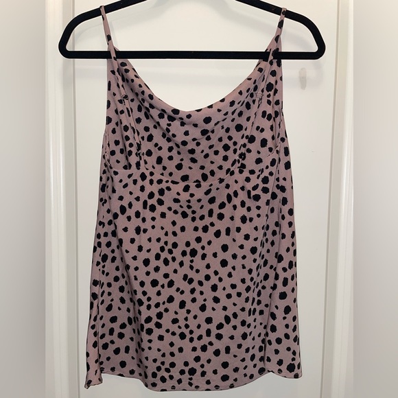 La Miel scalloped leotard print cami - Picture 3 of 4